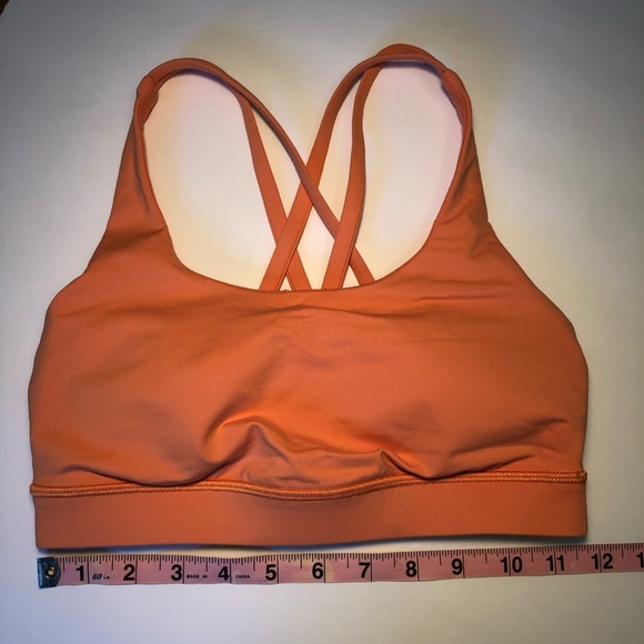 Lululemon Energy Bra Golden Apricot 4 - Picture 8 of 12
